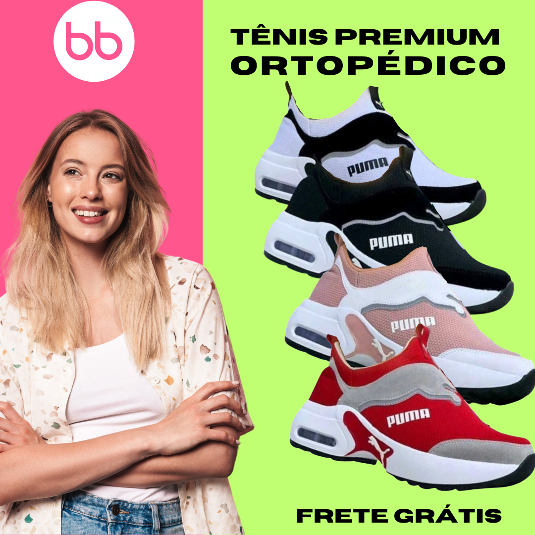 PROMOÇÃO VERÃO DE OFERTAS! - COMPRE 1 LEVE 2 - Tênis Puma Ortho - Edição Limitada + FRETE GRÁTIS
